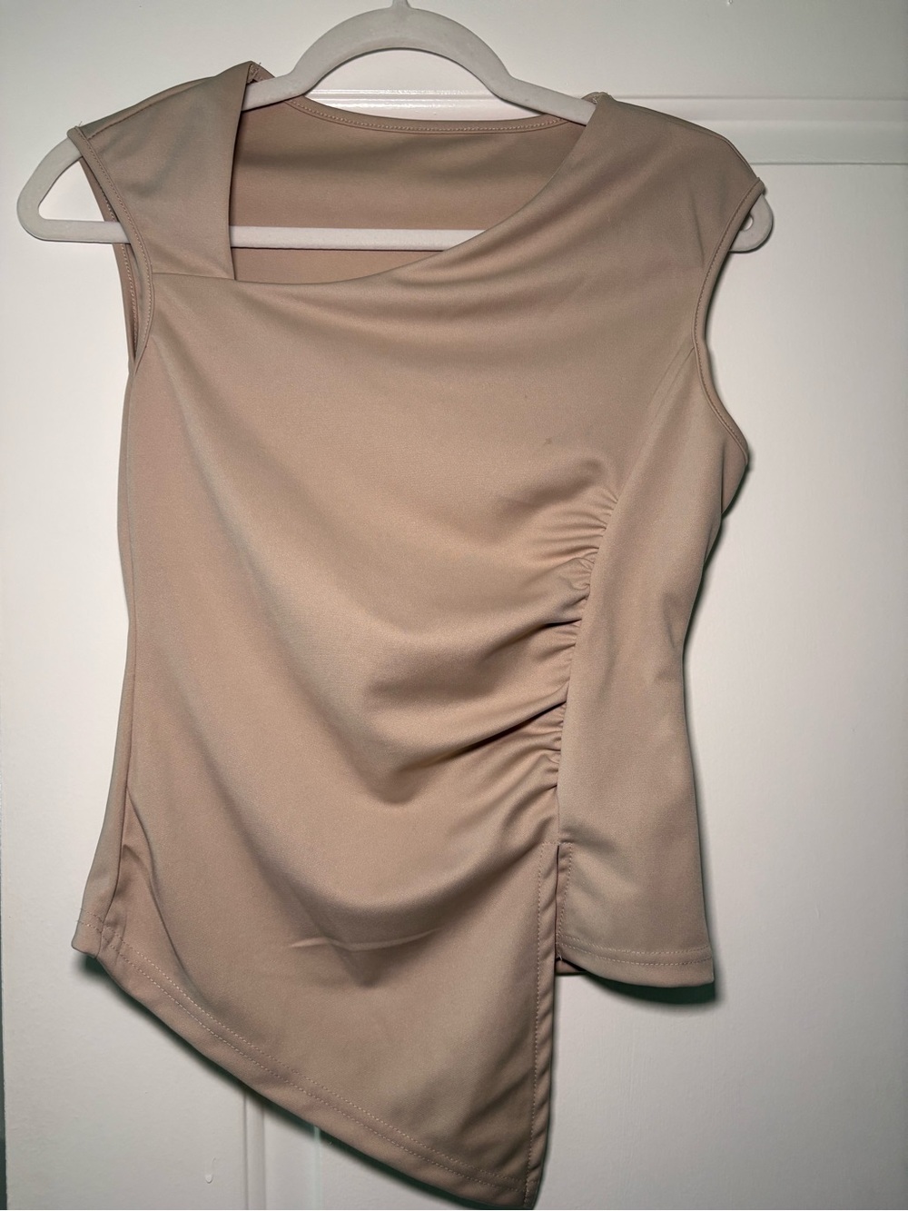 NWOT Shein Beige Fitted Going Out Top Size XS